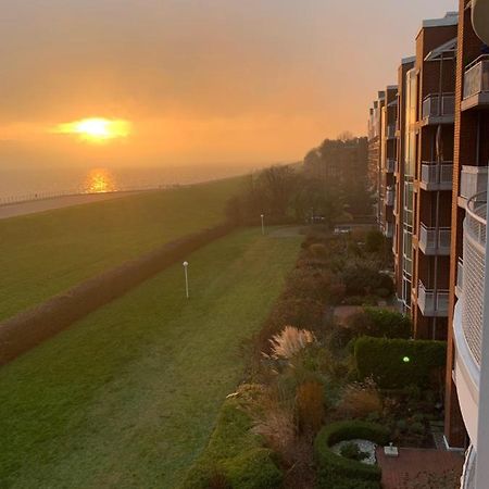 Studio Mit Meerblick Und Grosser Loggia - Direktzugang Zur Nordsee Wilhelmshaven Exterior foto