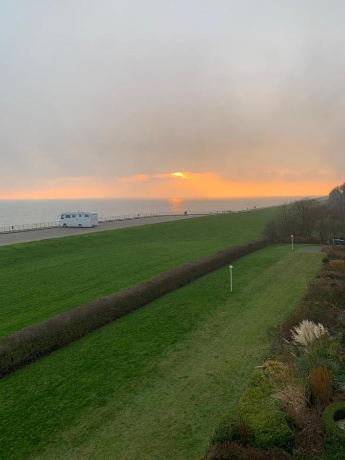 Studio Mit Meerblick Und Grosser Loggia - Direktzugang Zur Nordsee Wilhelmshaven Exterior foto