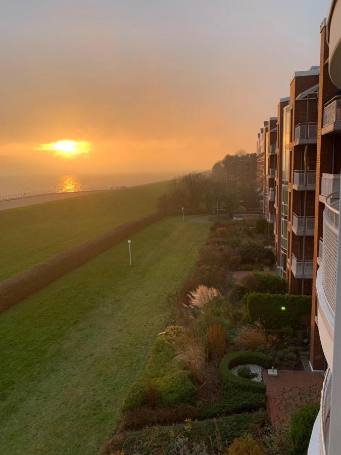 Studio Mit Meerblick Und Grosser Loggia - Direktzugang Zur Nordsee Wilhelmshaven Exterior foto