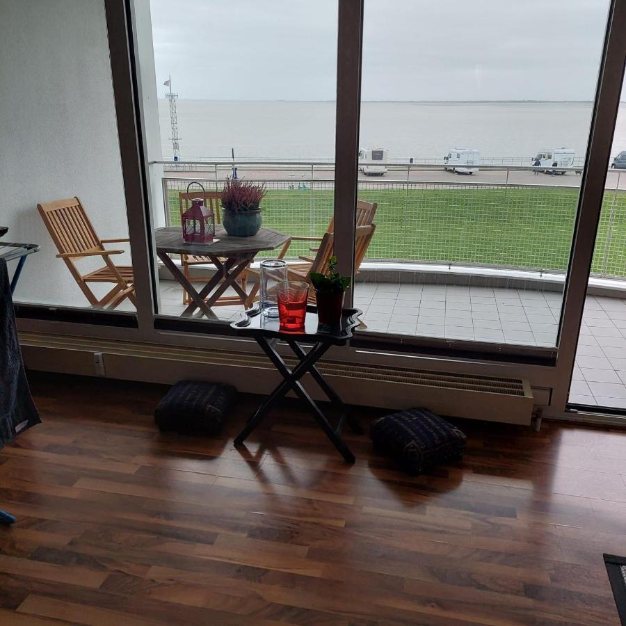 Studio Mit Meerblick Und Grosser Loggia - Direktzugang Zur Nordsee Wilhelmshaven Exterior foto