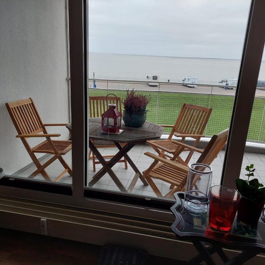Studio Mit Meerblick Und Grosser Loggia - Direktzugang Zur Nordsee Wilhelmshaven Exterior foto