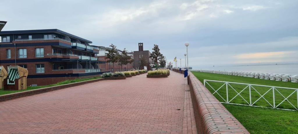 Studio Mit Meerblick Und Grosser Loggia - Direktzugang Zur Nordsee Wilhelmshaven Exterior foto